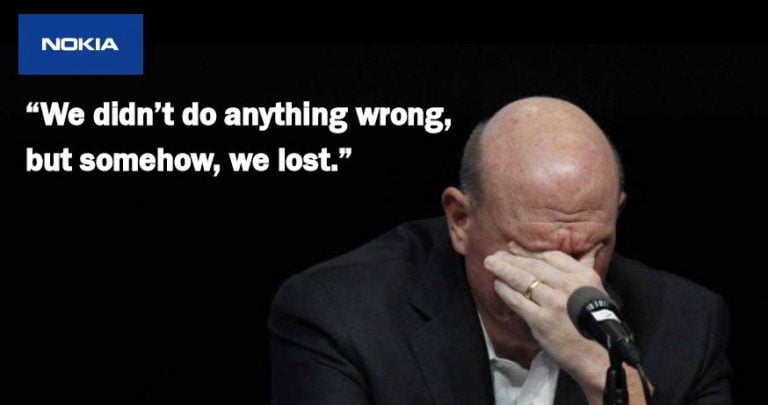 Have you ever heard the story of Nokia CEO's emotional speech during the announcement of their acquisition by Microsoft? Learn how their failure to adapt serves as a warning to us all.