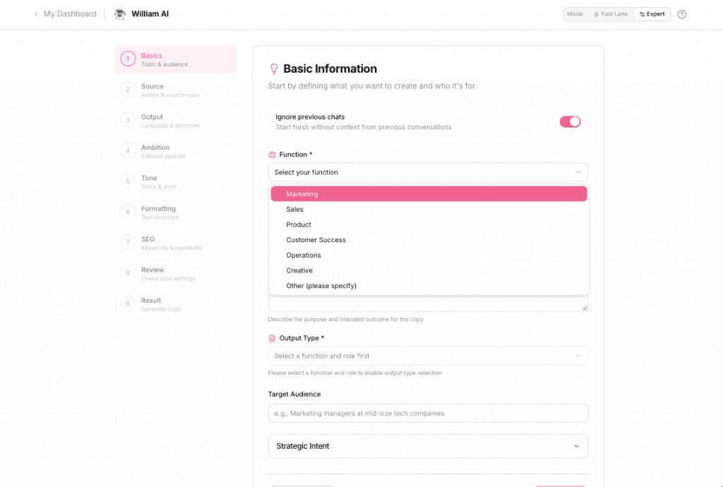 William AI - app screenshot 2
